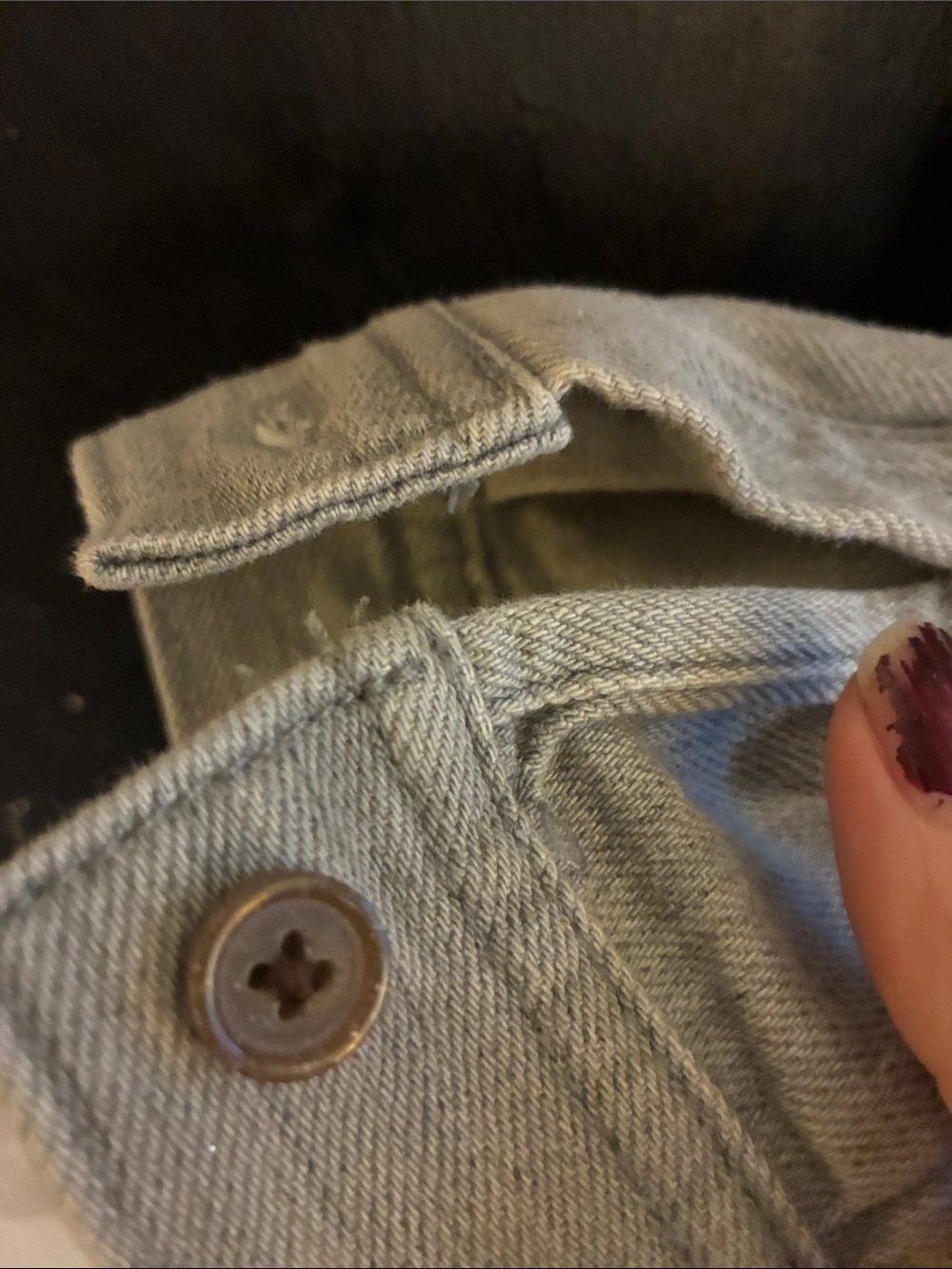 Mavi Light Gray Denim Shirt Jacket XS - Picture 5 of 5